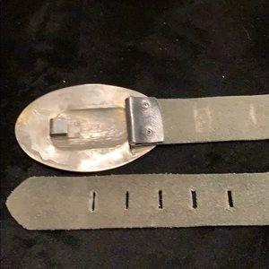 Woman leather belt, vintage